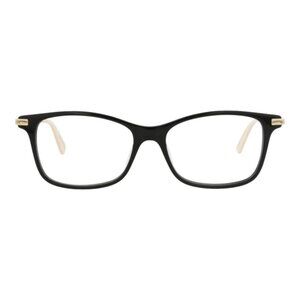 Gucci Womens Square/Rectangle Black Gold Transparent Fashion Designer Eyewear